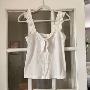 J Crew white tank top